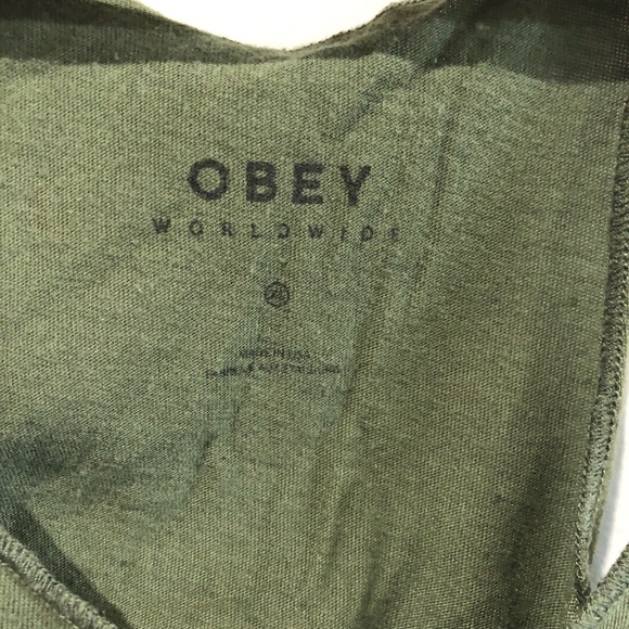 Obey tank top XS tiger green - Picture 3 of 4
